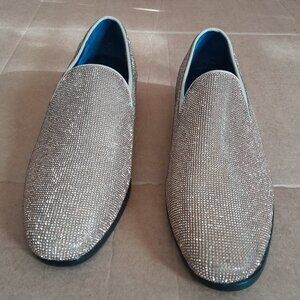 SP by St Patrick Men Shimmering Slip on Formal Dress Shoes Size 12
